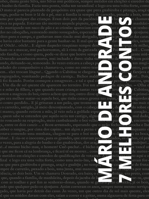 Title details for 7 melhores contos de Mário de Andrade by Mário de Andrade - Available